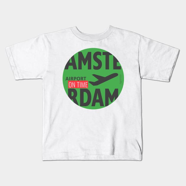 Amsterdam Kids T-Shirt by Woohoo